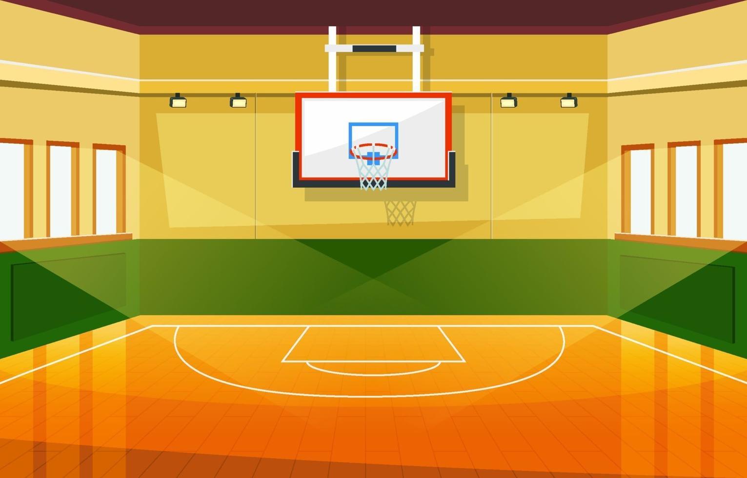 School Basketball Stadium vector