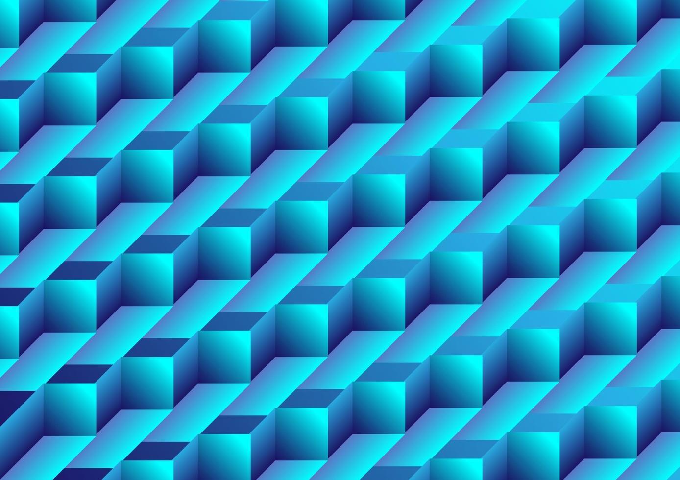 patrón geométrico en pantalla. fondo abstracto. diseño de cubos aislados vector