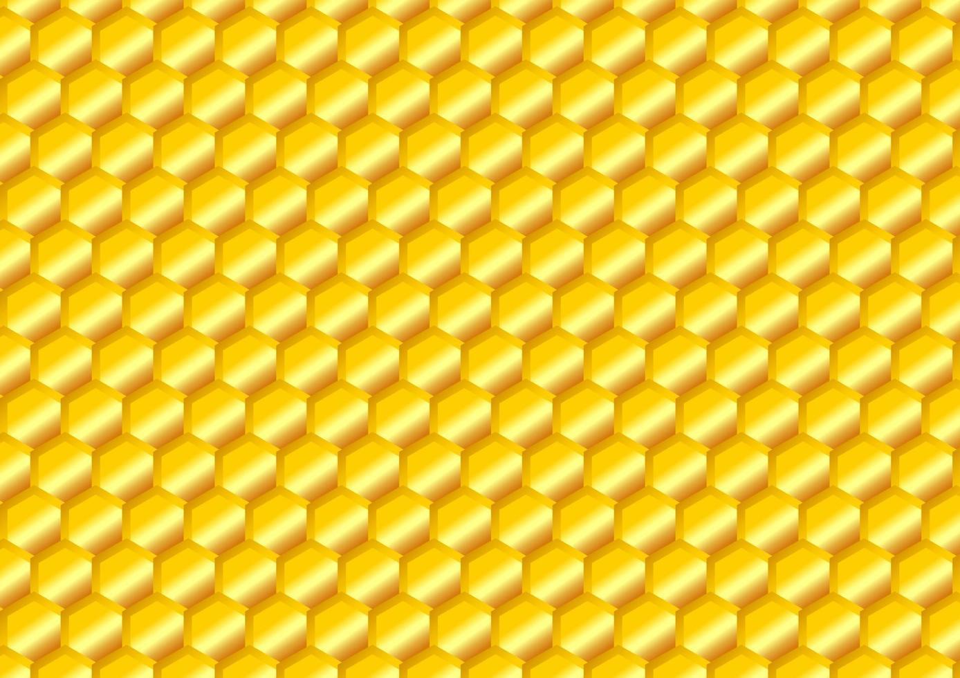 Abstract Golden beehive background. Geometric pattern design. Vector illustrator