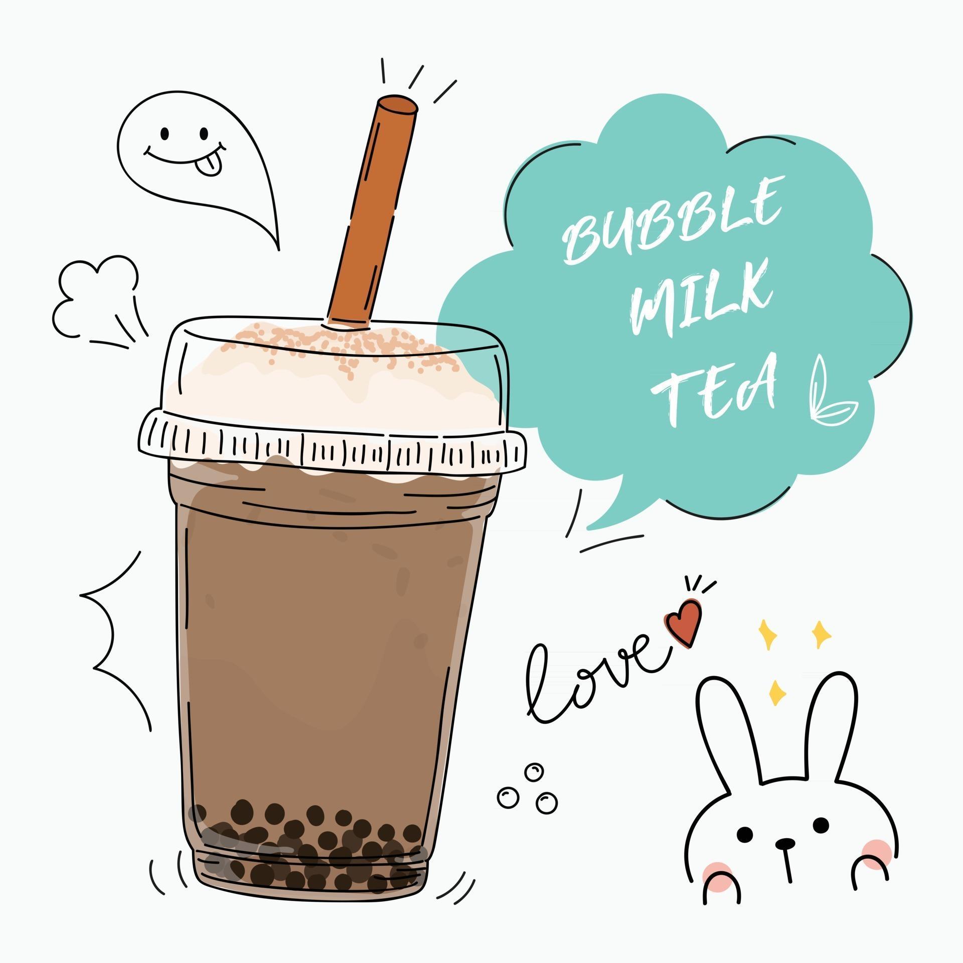 Bubble milk tea Special Promotions design, Boba milk tea, Pearl milk