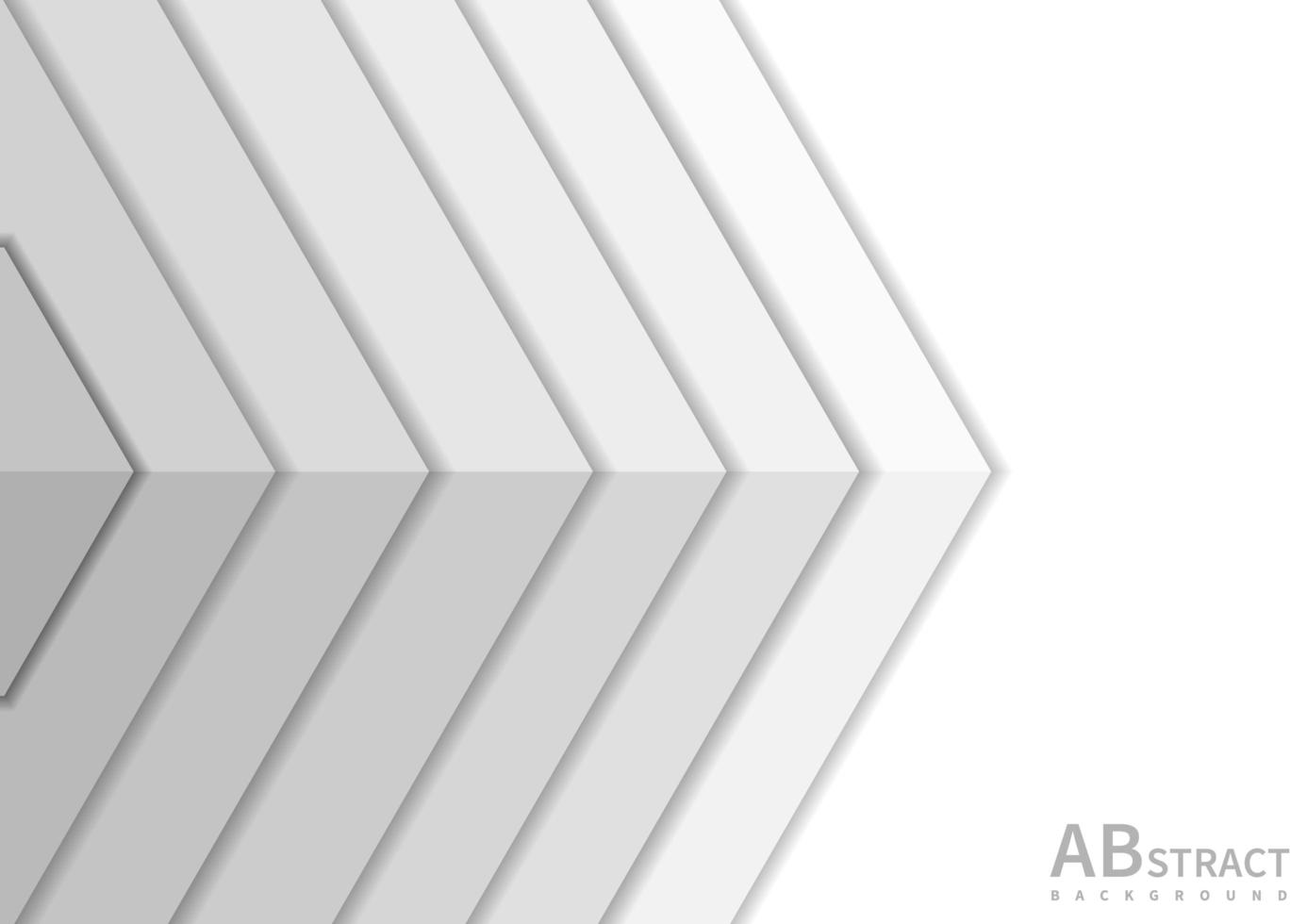 Abstract white overlap background with copy space for text. vector