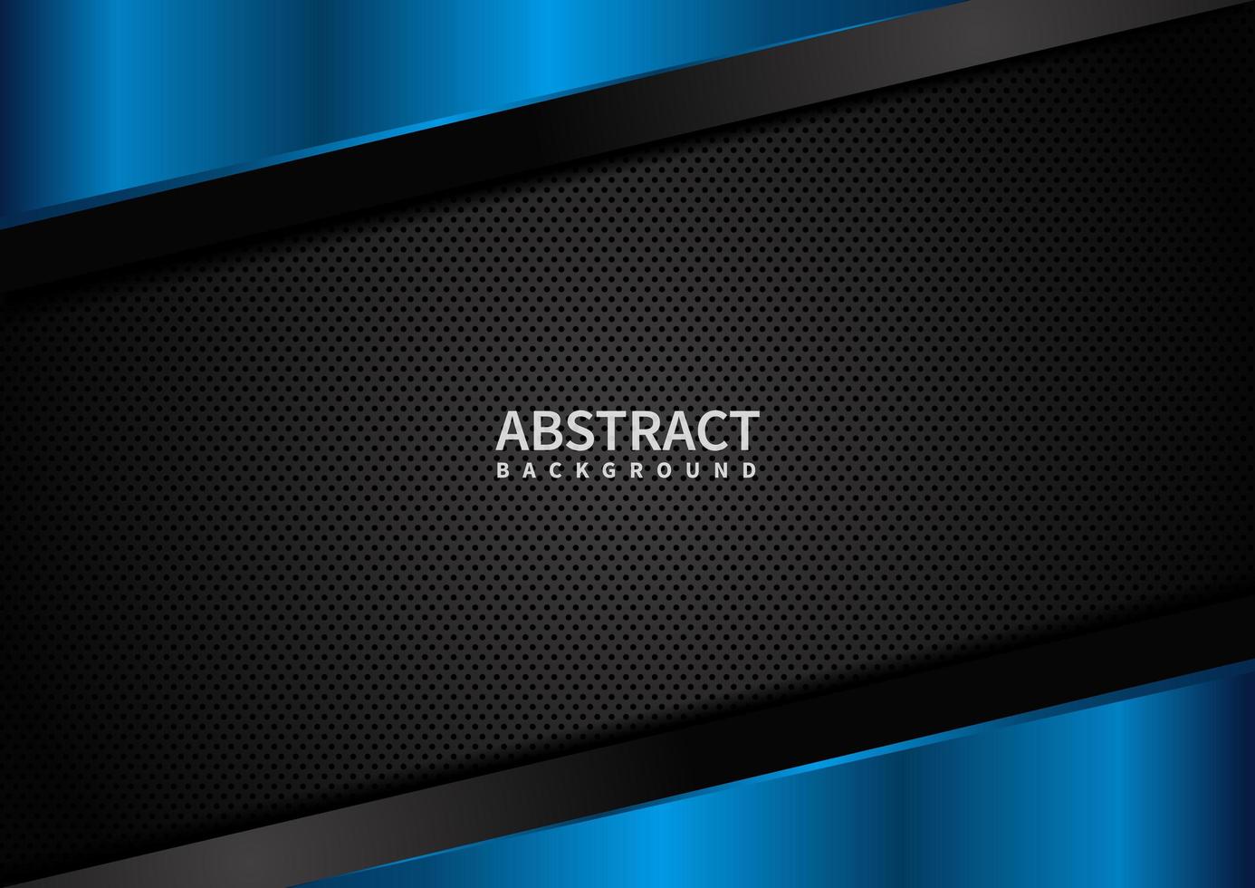 Abstract template Corporate Concept Geometric Triangle blue and Black on Dark Background. vector