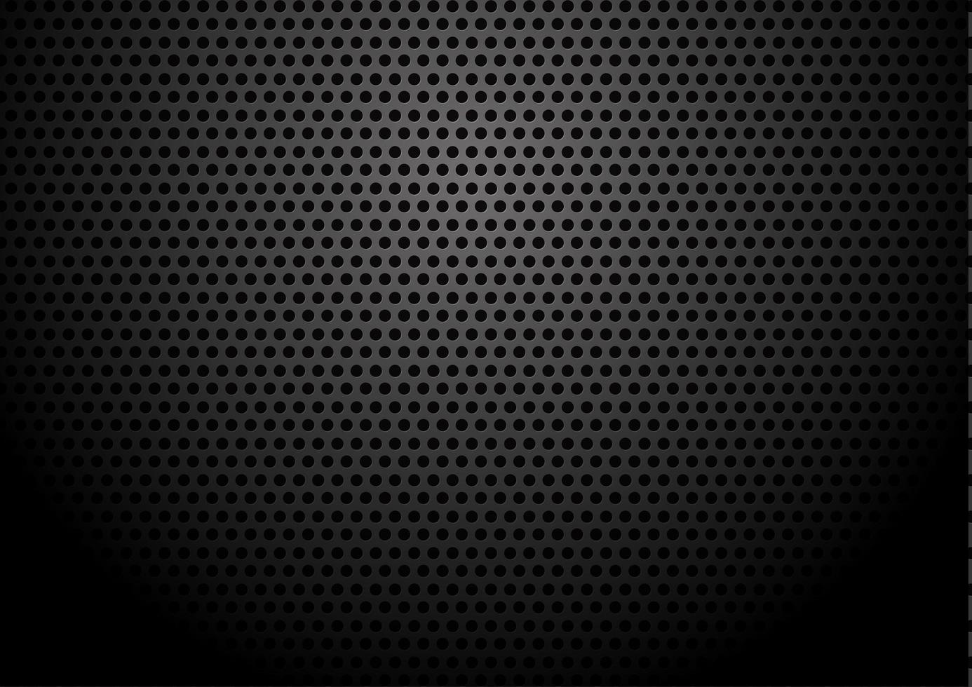 Metal plate grid with circular background texture. vector