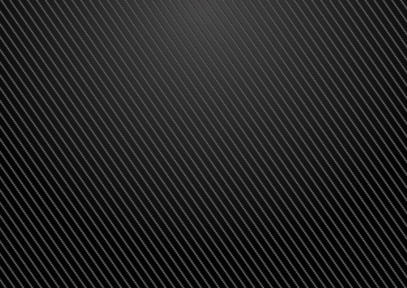 Fondo y textura de fibra de carbono negro. vector