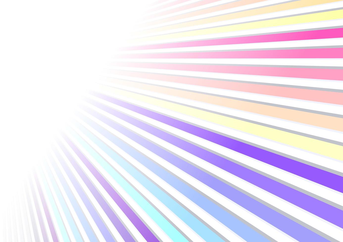 Abstract lines geometric pastel color pattern perspective on white background. vector