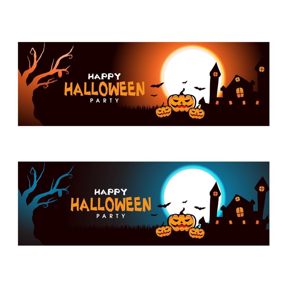 halloween poster for your design for the holiday Halloween vector