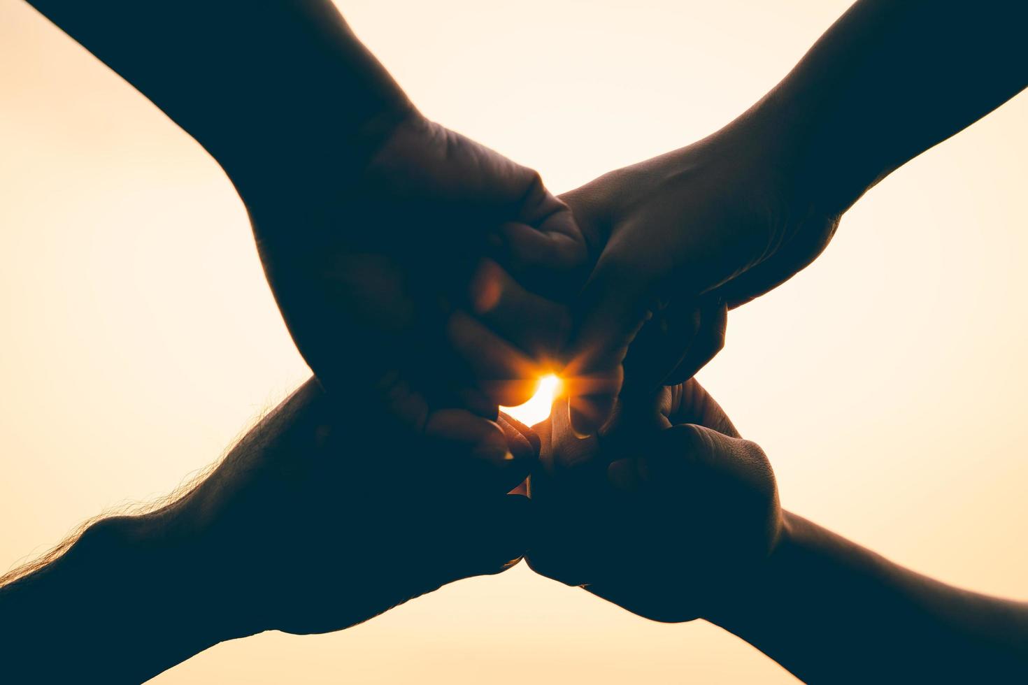 Closeup of friends fist bump. Friendship and Teamwork Concept. photo