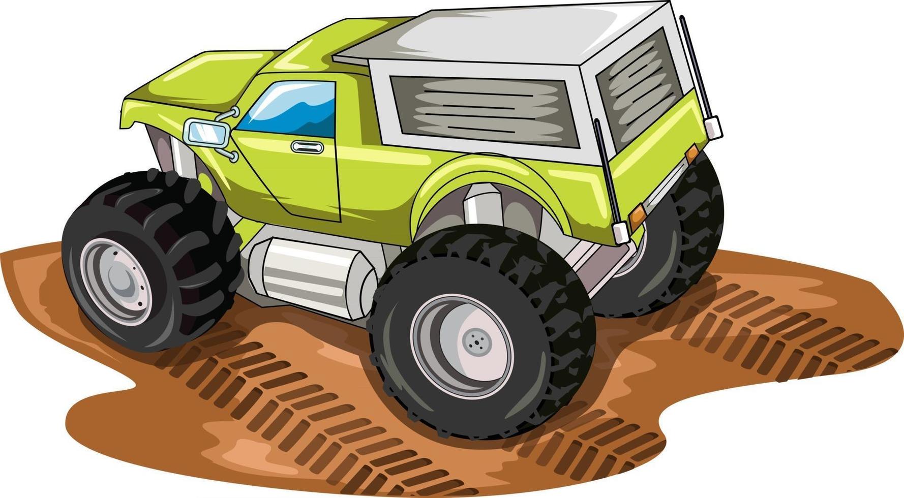 big truck illustration vector