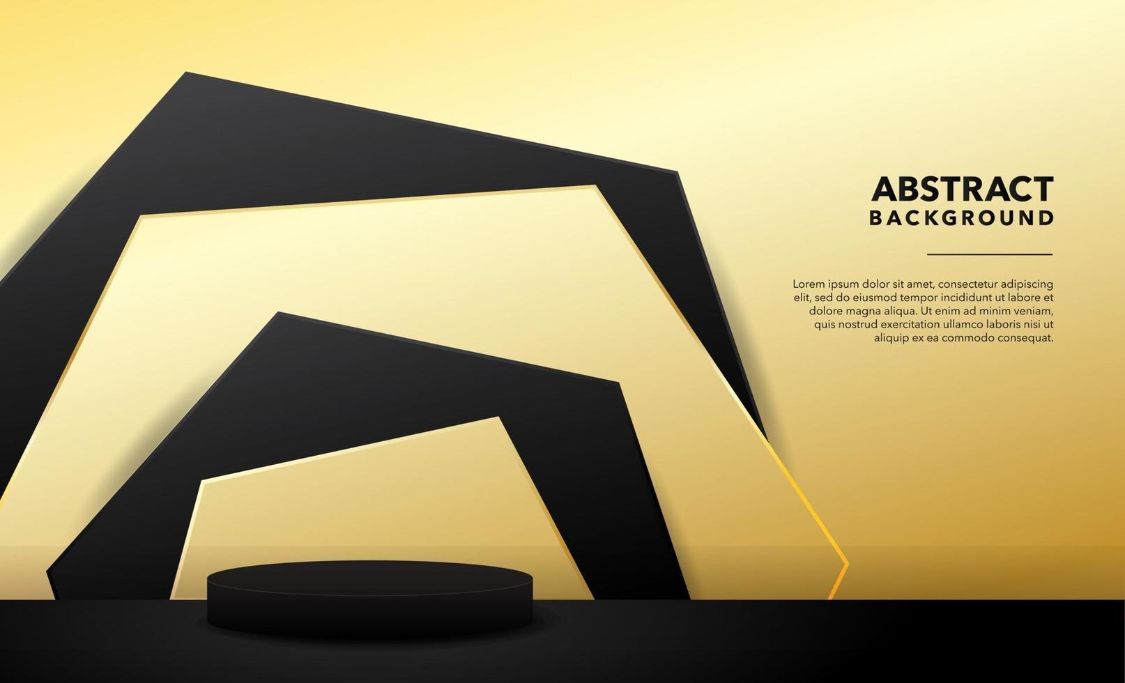 gold modern abstract background design vector