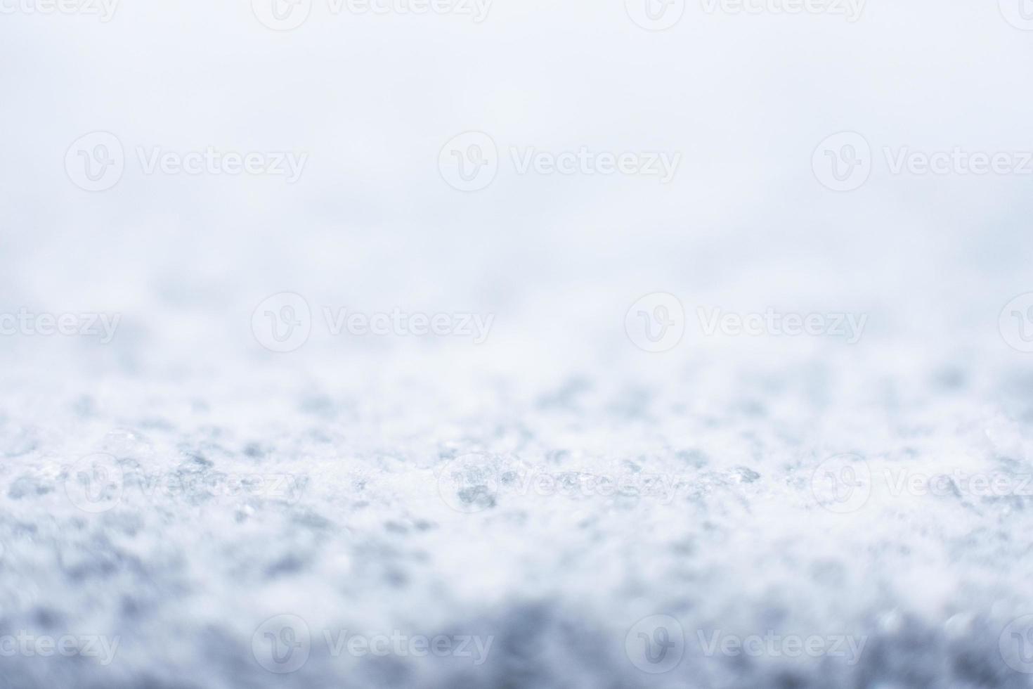 Snowfall covered texture background photo