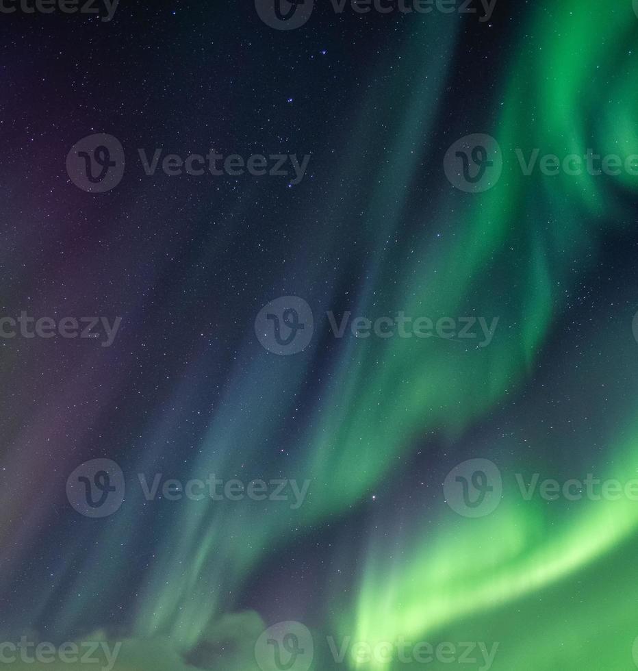 Northern lights, Aurora borealis with starry in the night sky photo