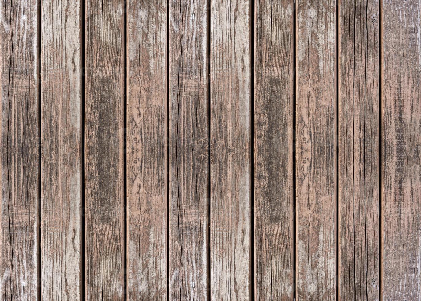 Brown wooden plank texture background photo