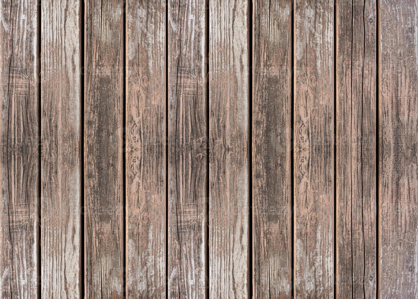 Brown wooden plank texture background photo