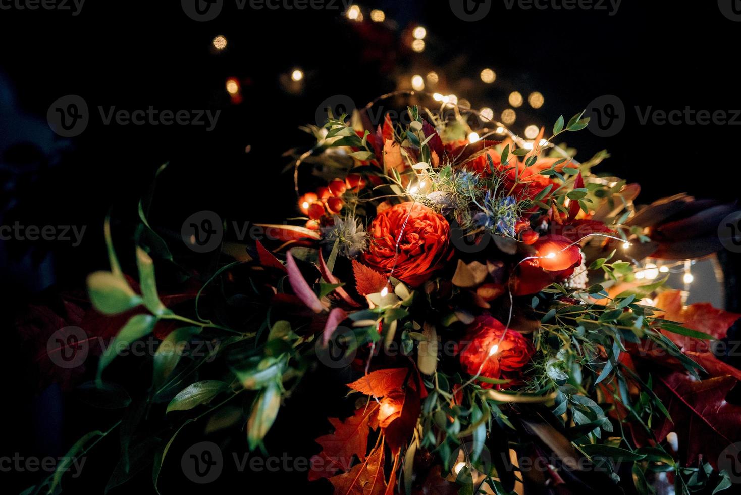 ramo de flores de la boda foto