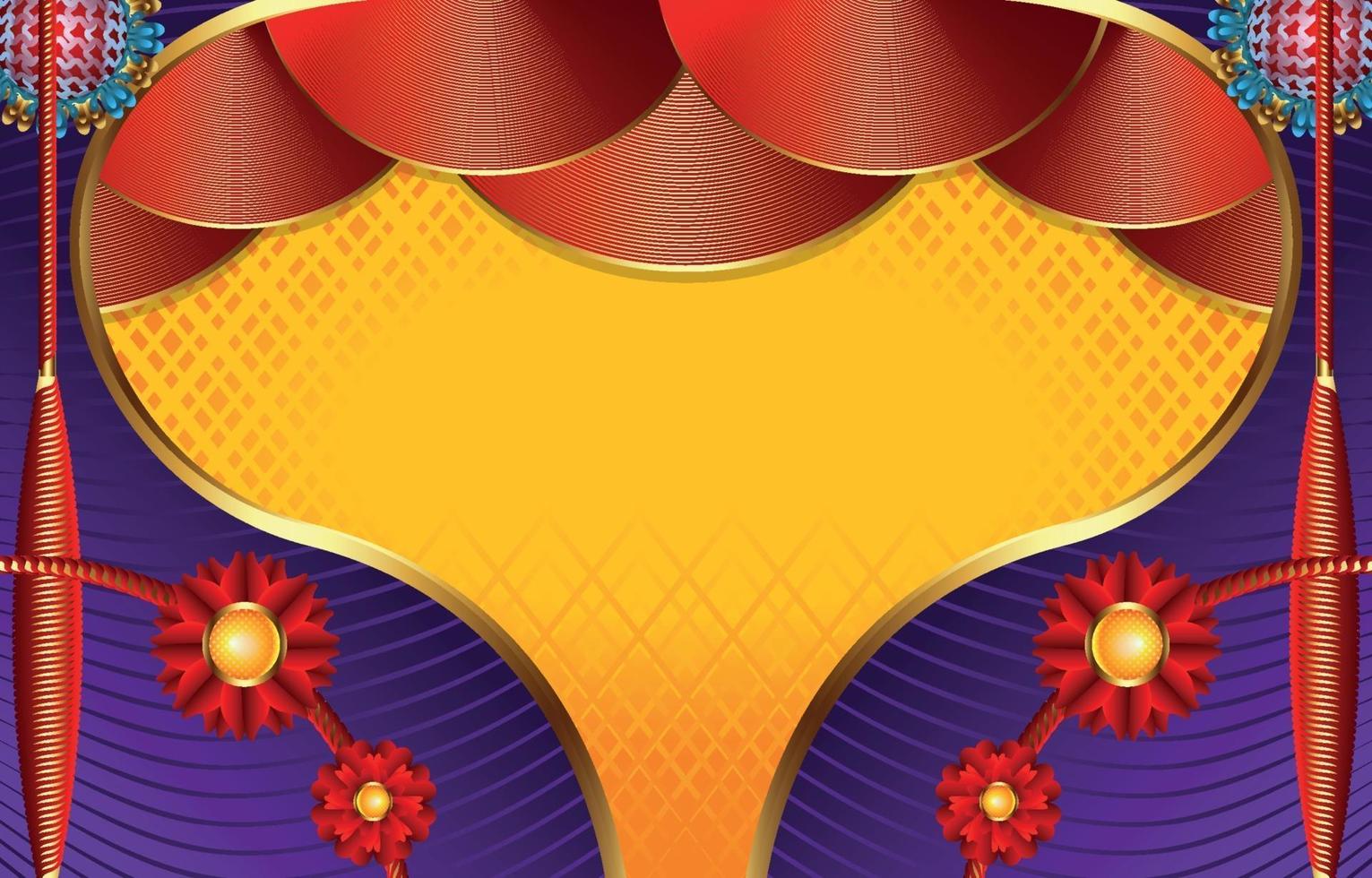Happy Rakhi Background vector