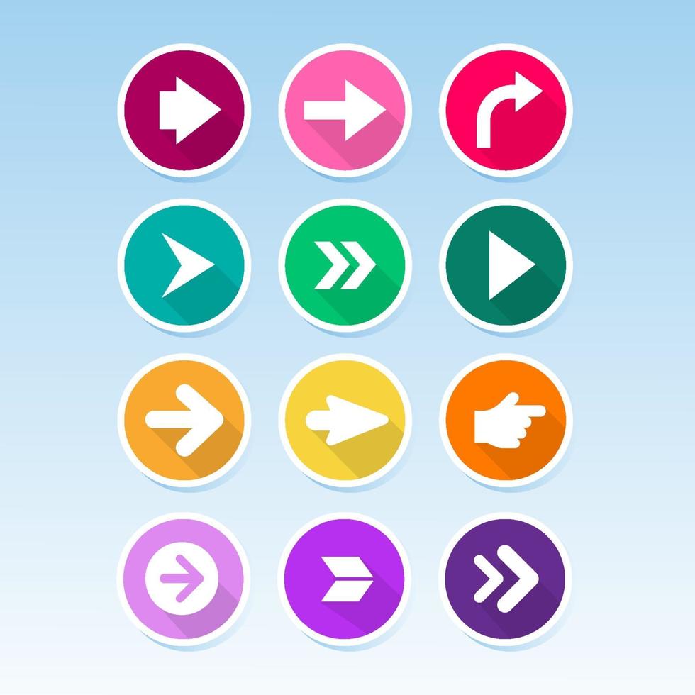 Arrow Icon Collection vector