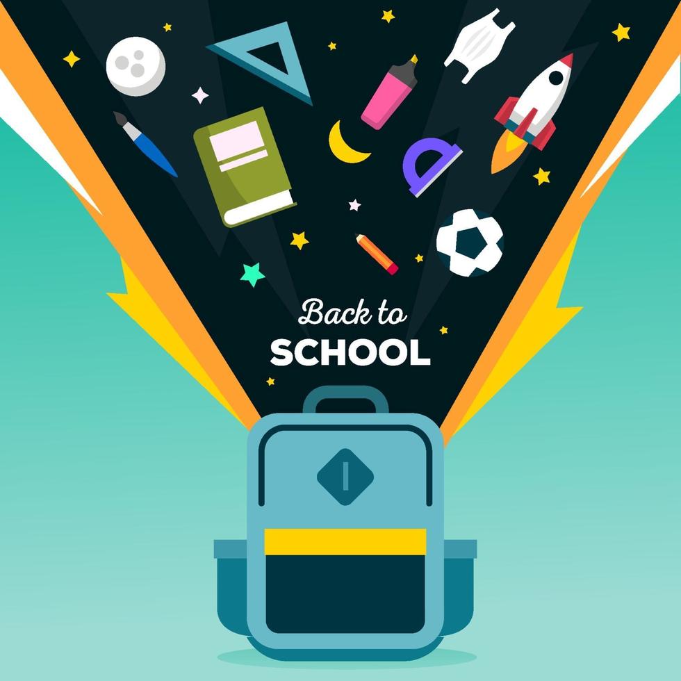 Back to School Background vector