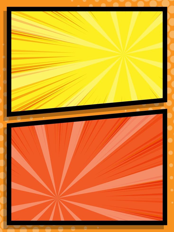 abstract comic book pop art cartoon background vector