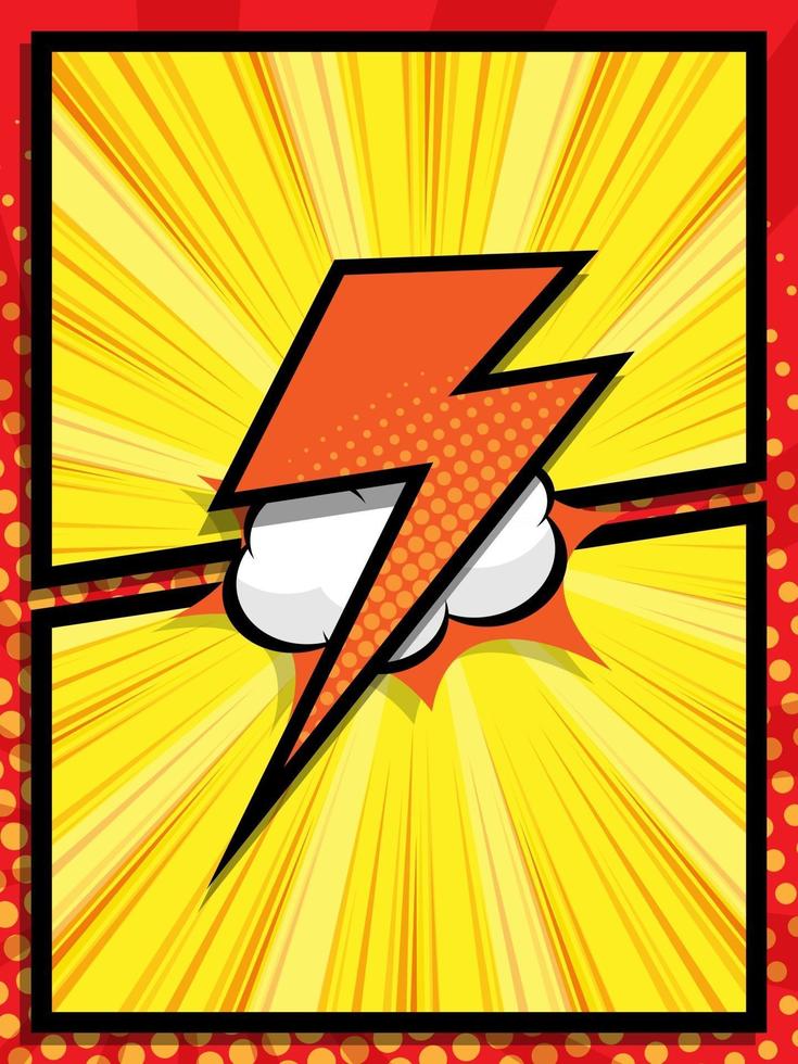 abstract comic book pop art cartoon background vector