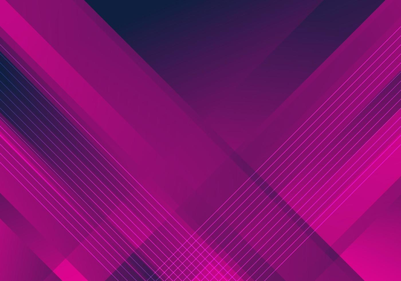 Resumen rayas diagonales rosa y azul línea degradado formas fondo y textura vector