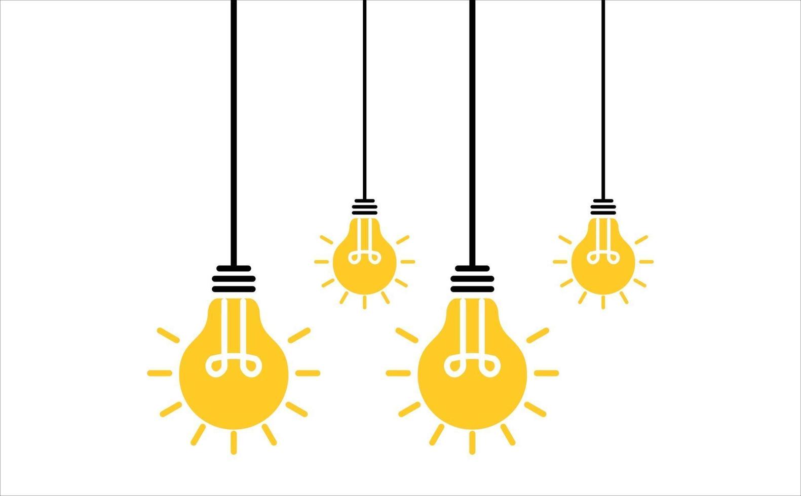 light bulb vector, bulb light icon, bulb light vector