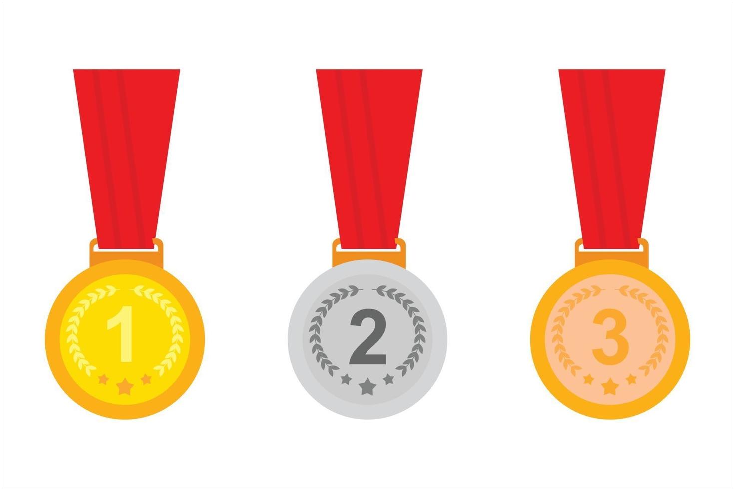 conjunto de iconos de premio, conjunto de logotipo de premio vector