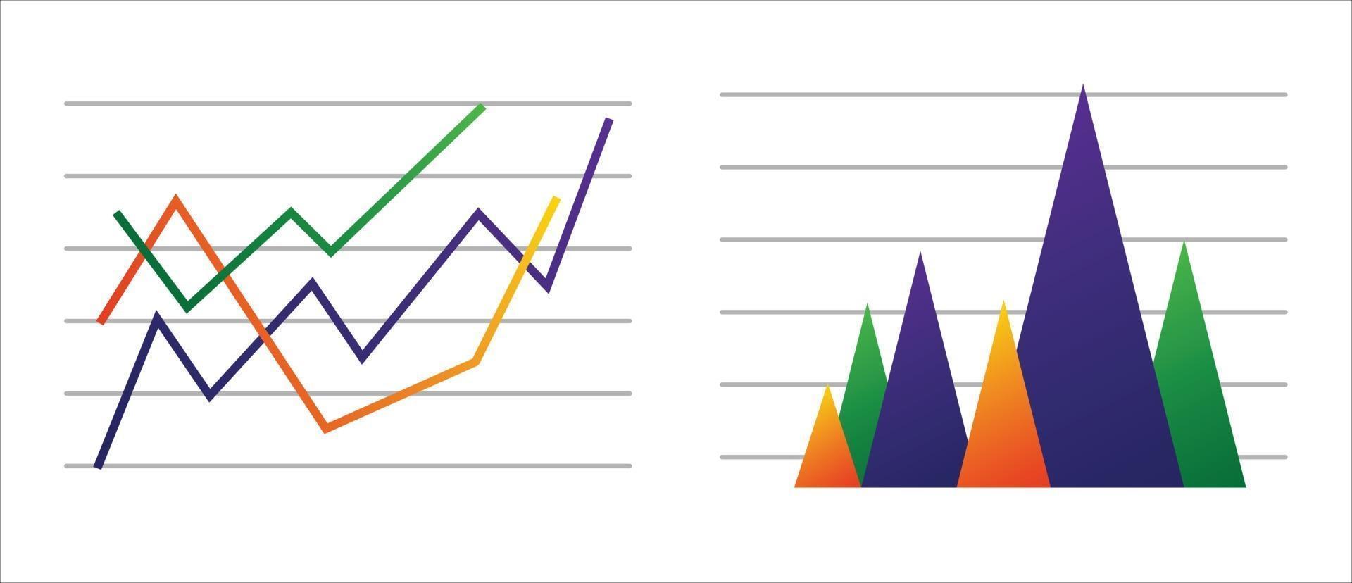 Infographic Icon And Elements, graph, selling graph. vector