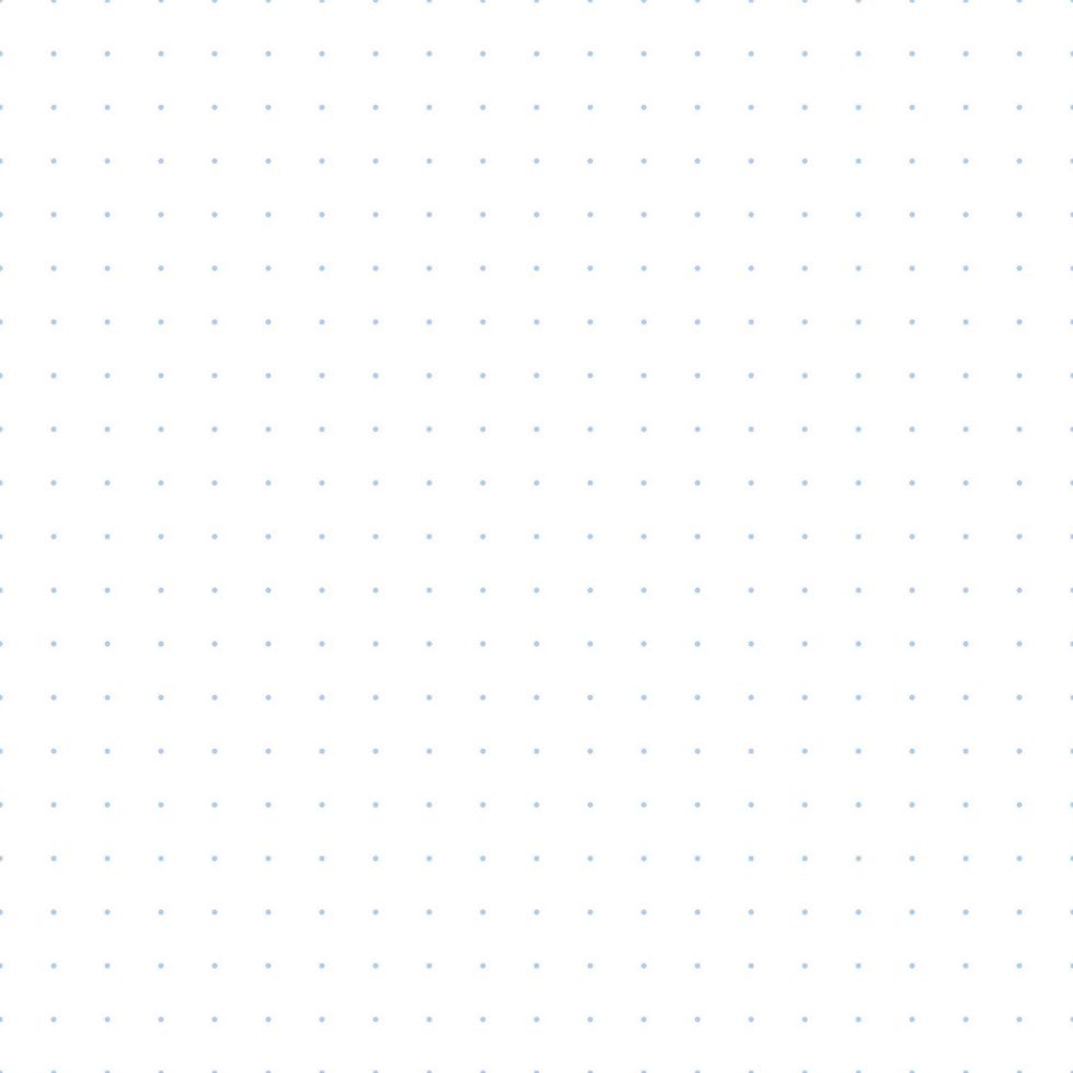 Bullet journal texture seamless pattern. Black dot grid graph paper template for notebooks. Dotted background vector
