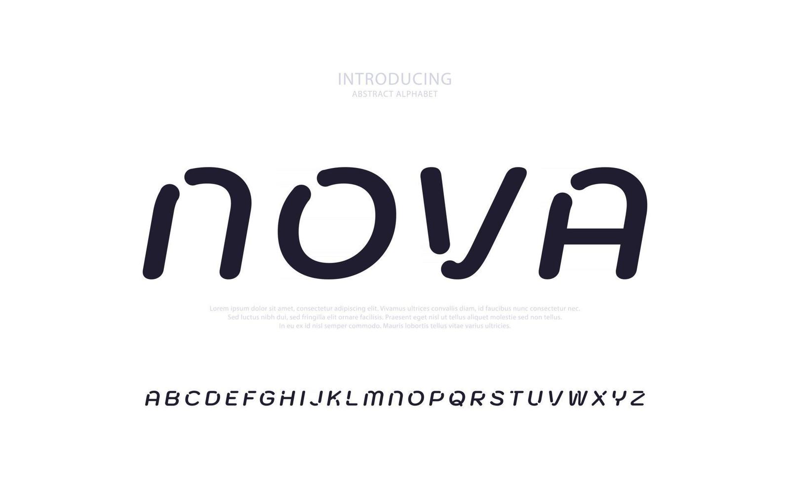 Future minimal alphabet font. Typography urban style fonts for sport, technology, digital, aplication, movie logo design vector