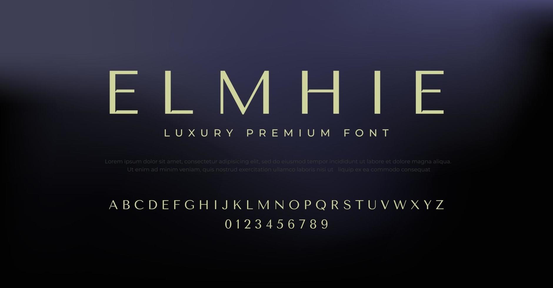 Future luxury alphabet font. Typography urban style fonts for fashion, retail, feminine, beauty care, jewelry logo design vector