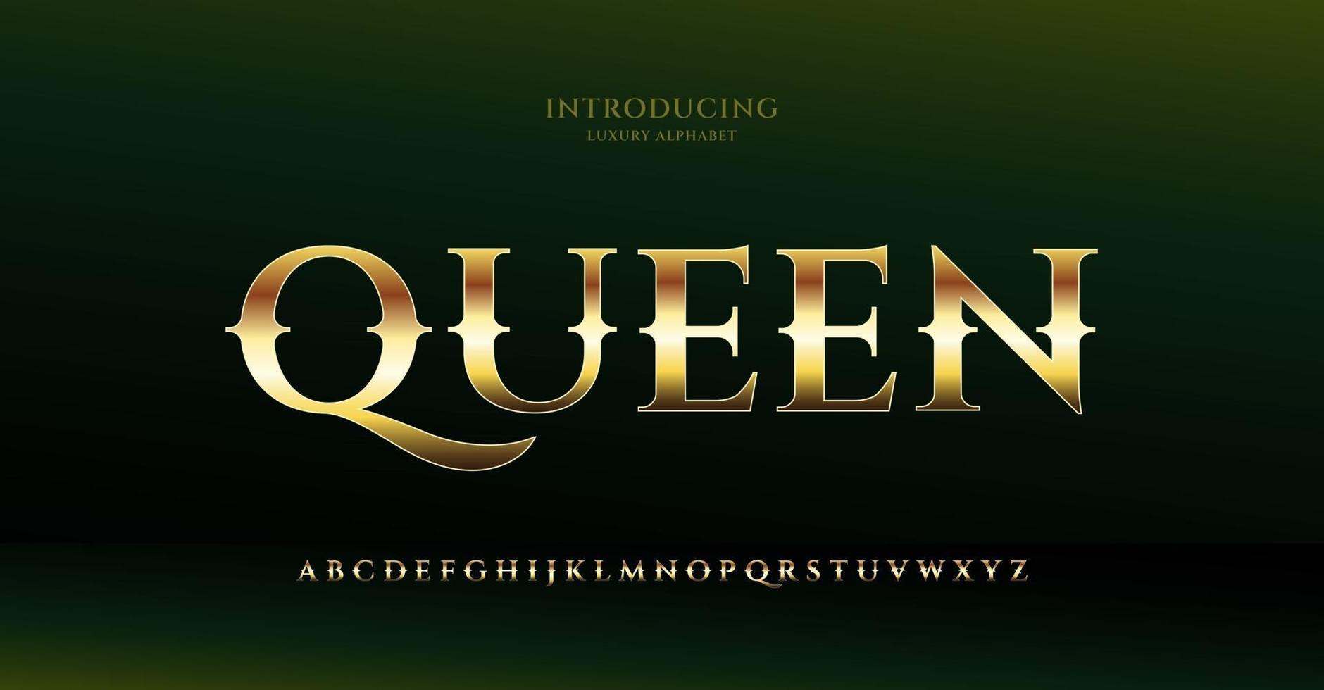 future luxury serif alphabet font. typography urban style fonts for book cover, magazine, movie, logo design vector