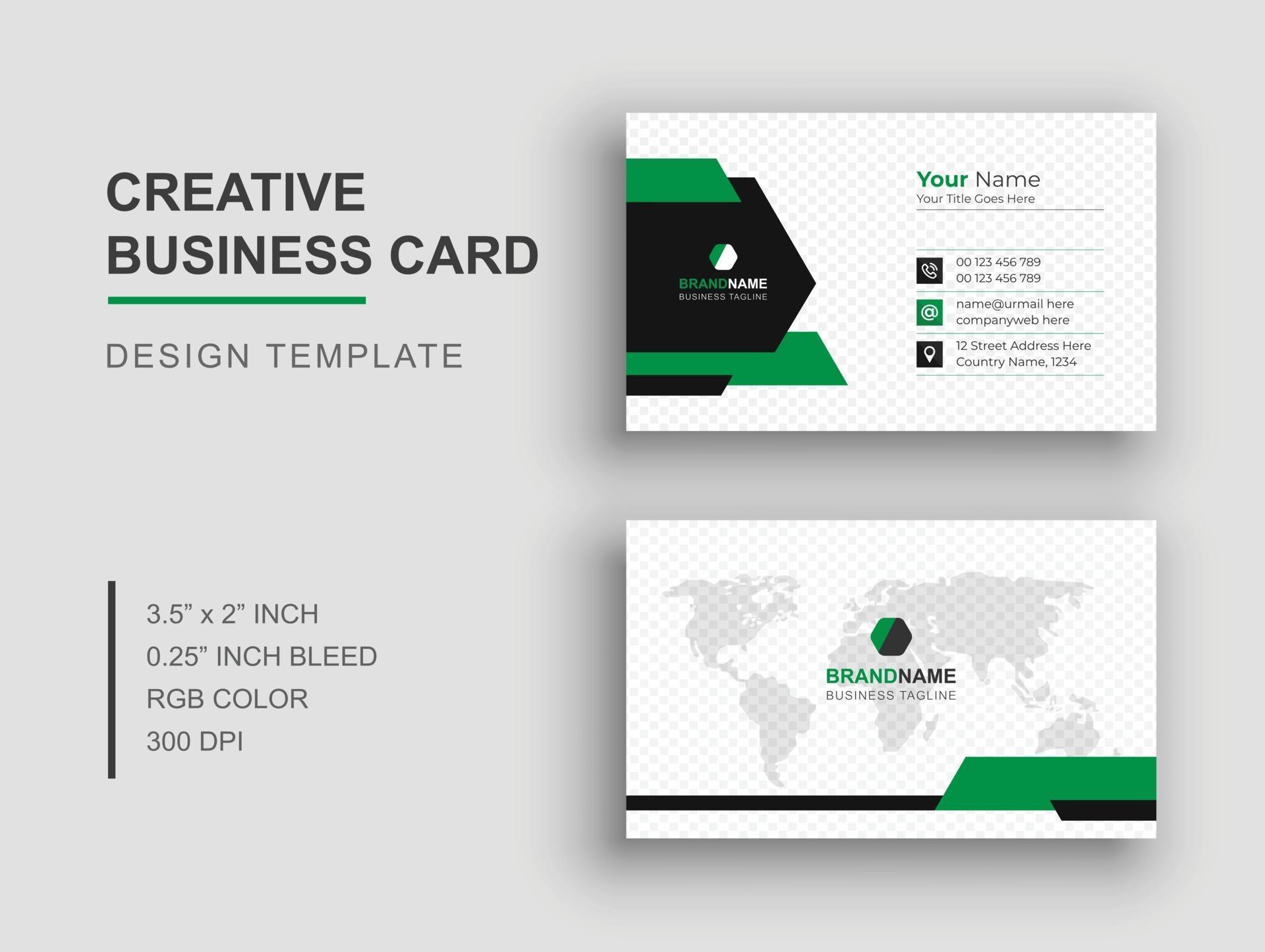 Business Card, Modern Business Card, Creative Business Card Design