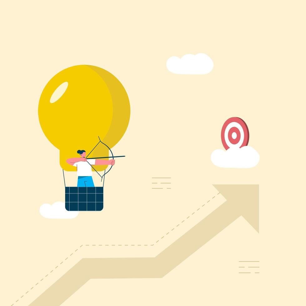 Big isolated employee working in office interior workplace flat vector illustration, cheering success, thinking new, problem solving,  business theme