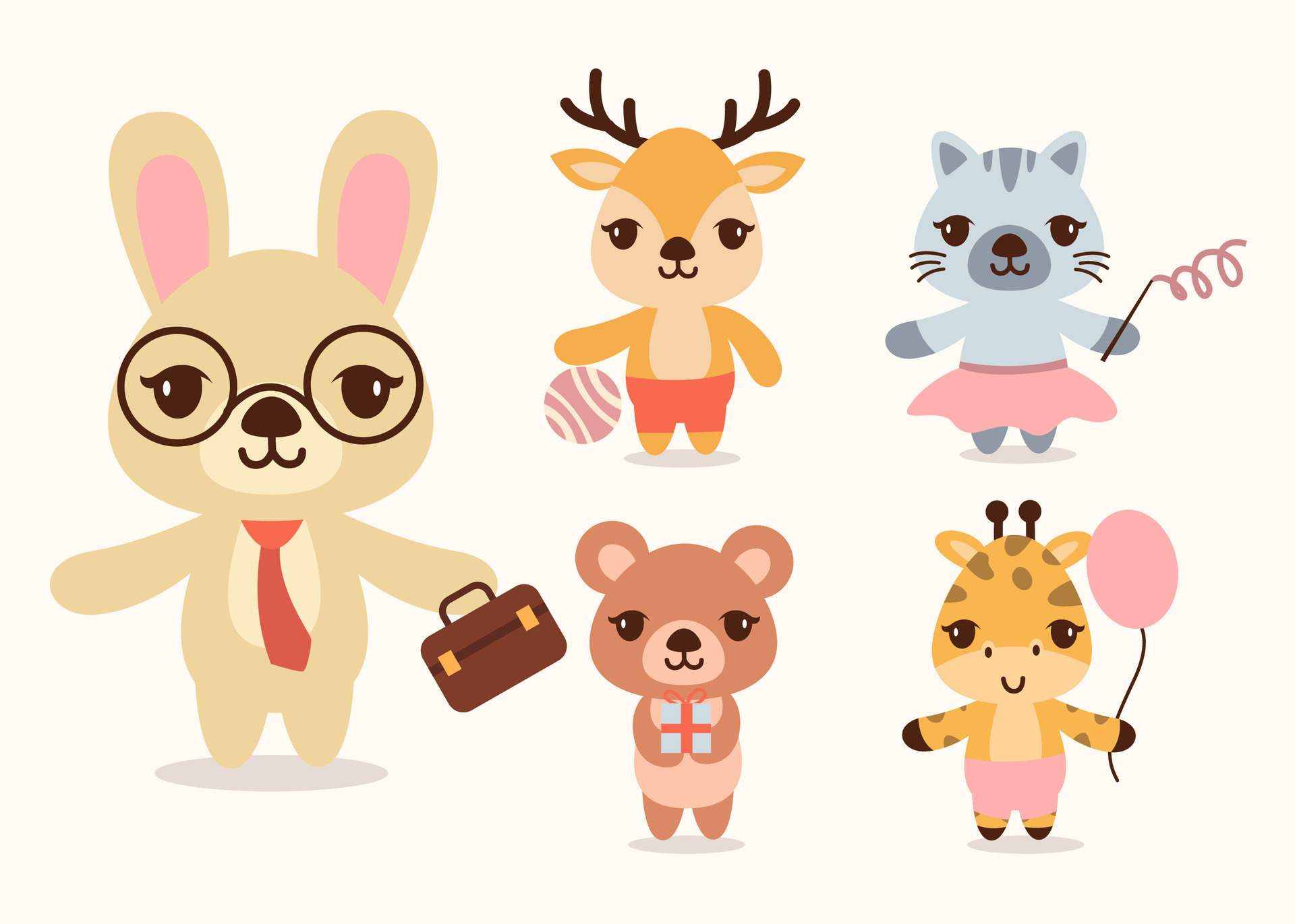 bundle of lovely animal cartoon mascot characters collection 2917533 Vector Art at Vecteezy bundle of lovely animal cartoon mascot characters collection 2917533 Vector Art at Vecteezy