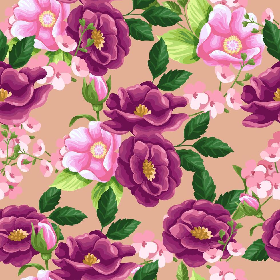 conjunto de ramo de flores de acuarela con elementos individuales. Ilustración floral de arreglo de rosas suaves en un fondo. diseño de composición botánica vector