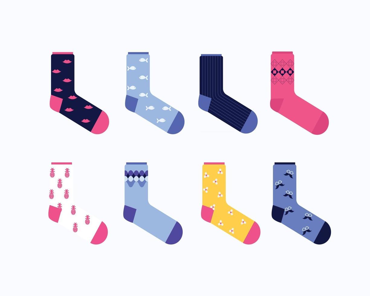 Socks vector designs concept