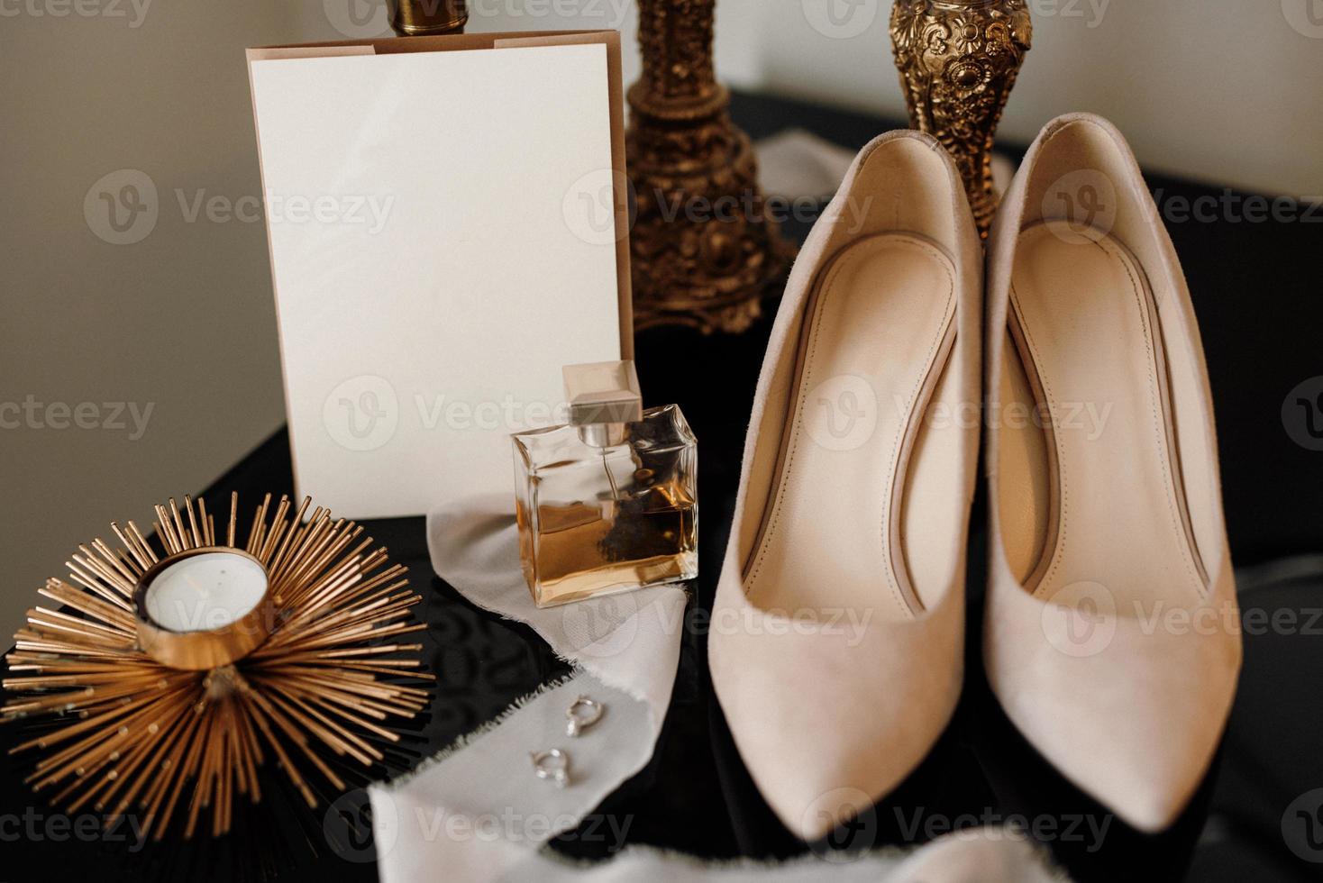 wedding shoes of the bride, beautiful fashion photo