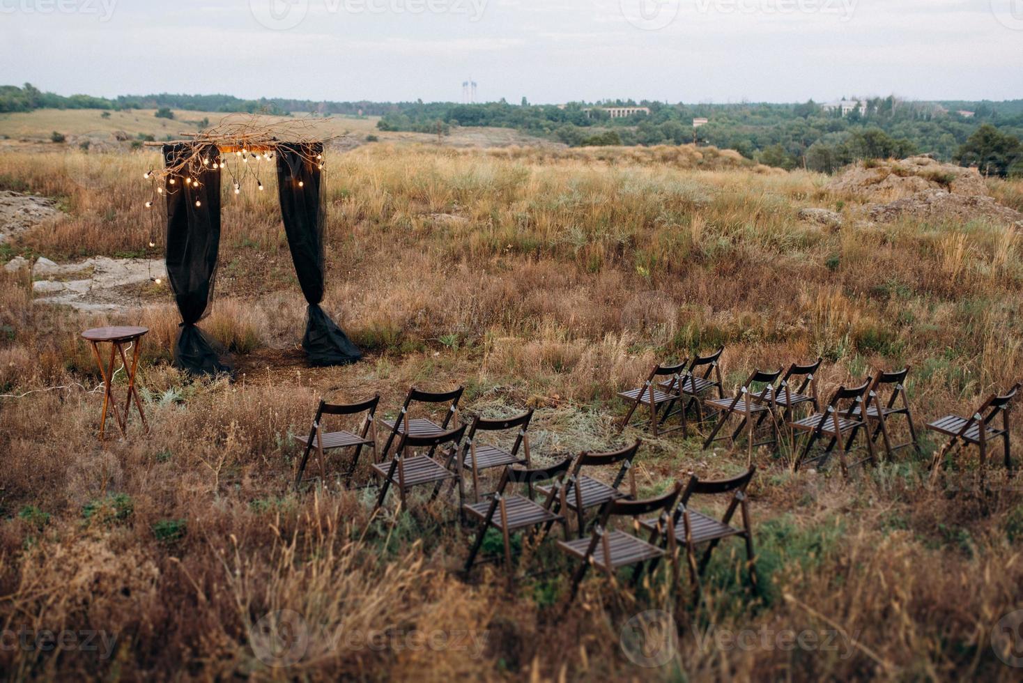 wedding ceremony area photo