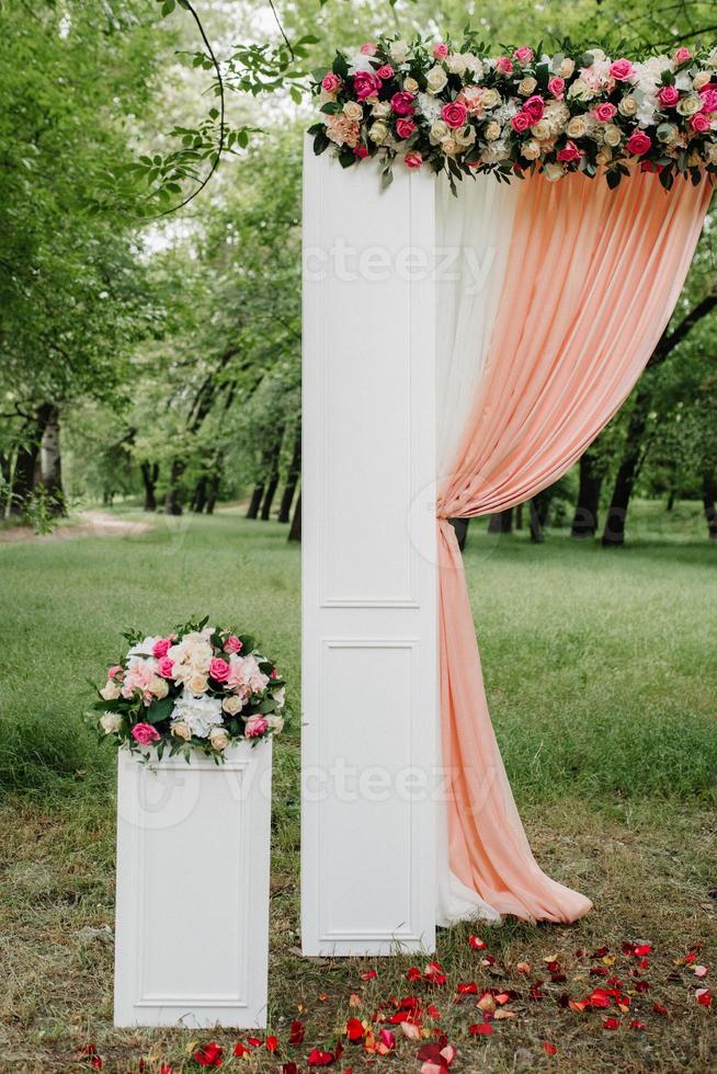 wedding ceremony area photo