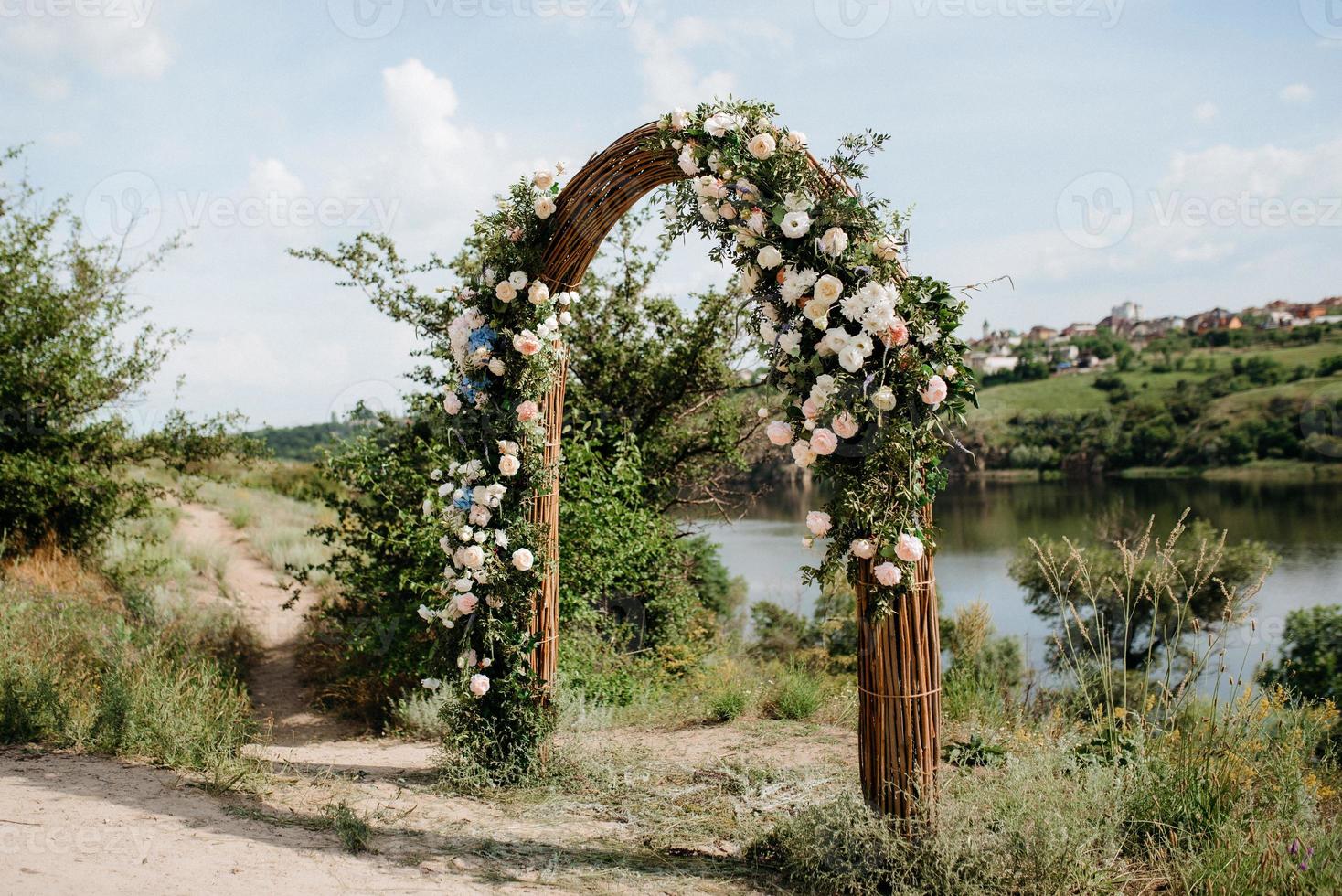 wedding ceremony area photo