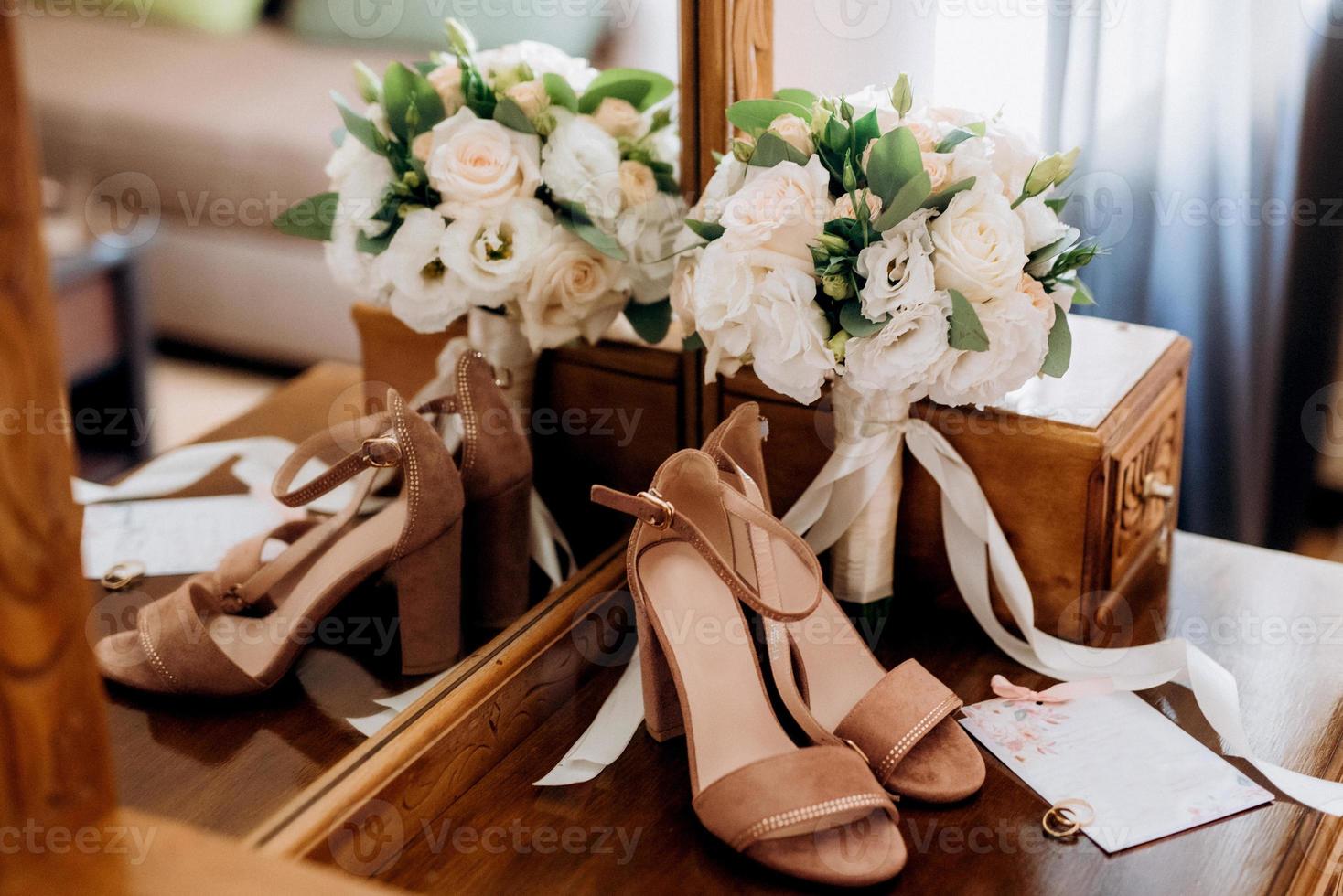 wedding shoes of the bride, beautiful fashion photo