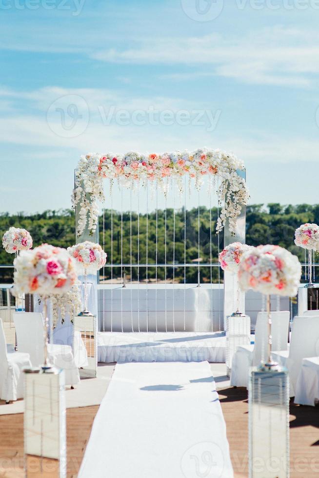 wedding ceremony area photo