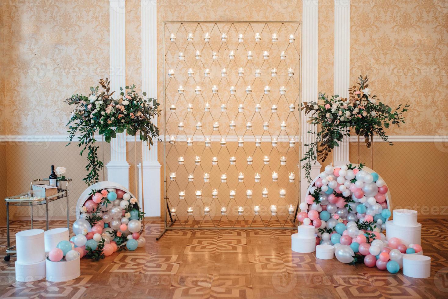 área de ceremonia de boda foto