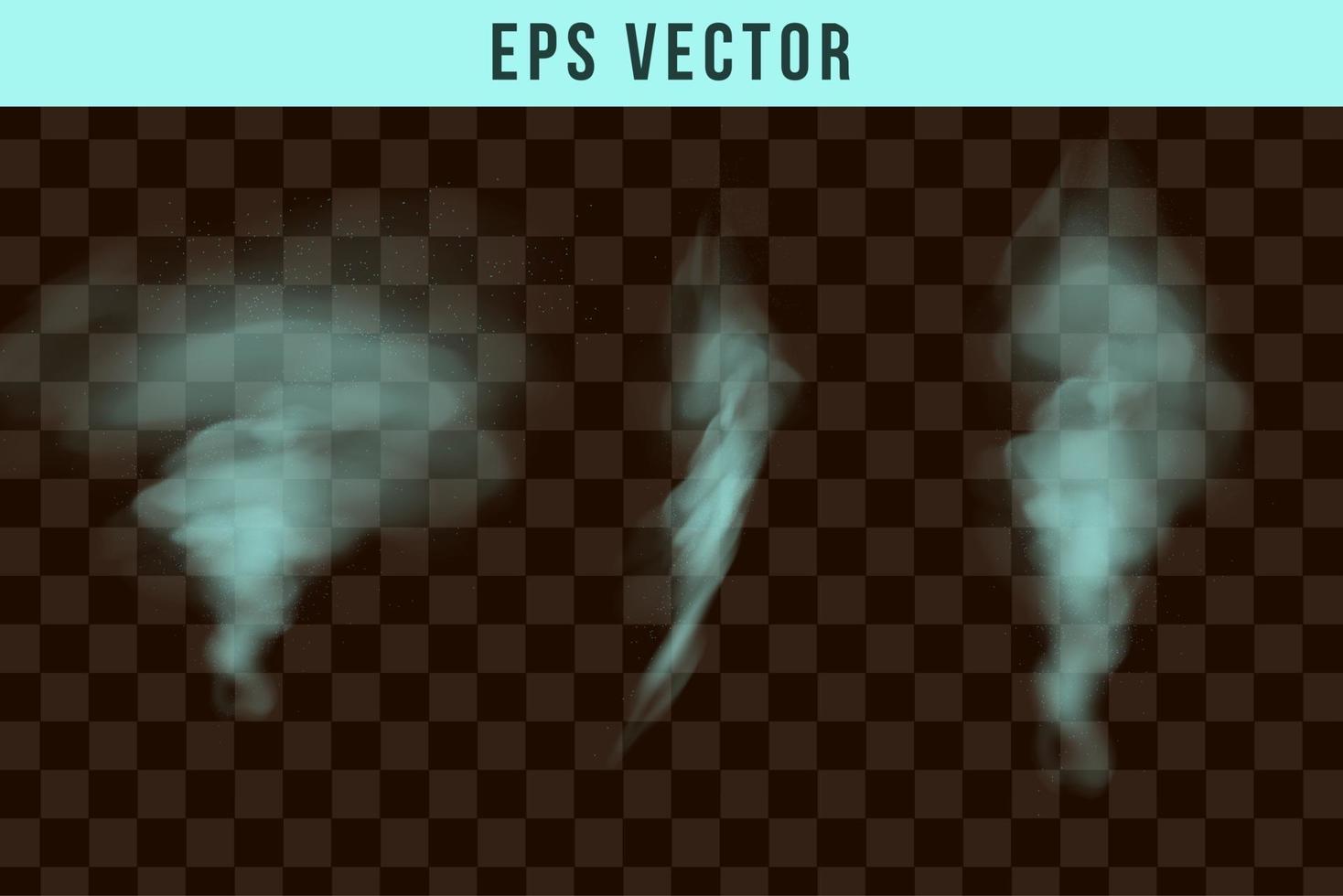 efecto de humo y fuego verde eps vector efecto de disparo de llama piro