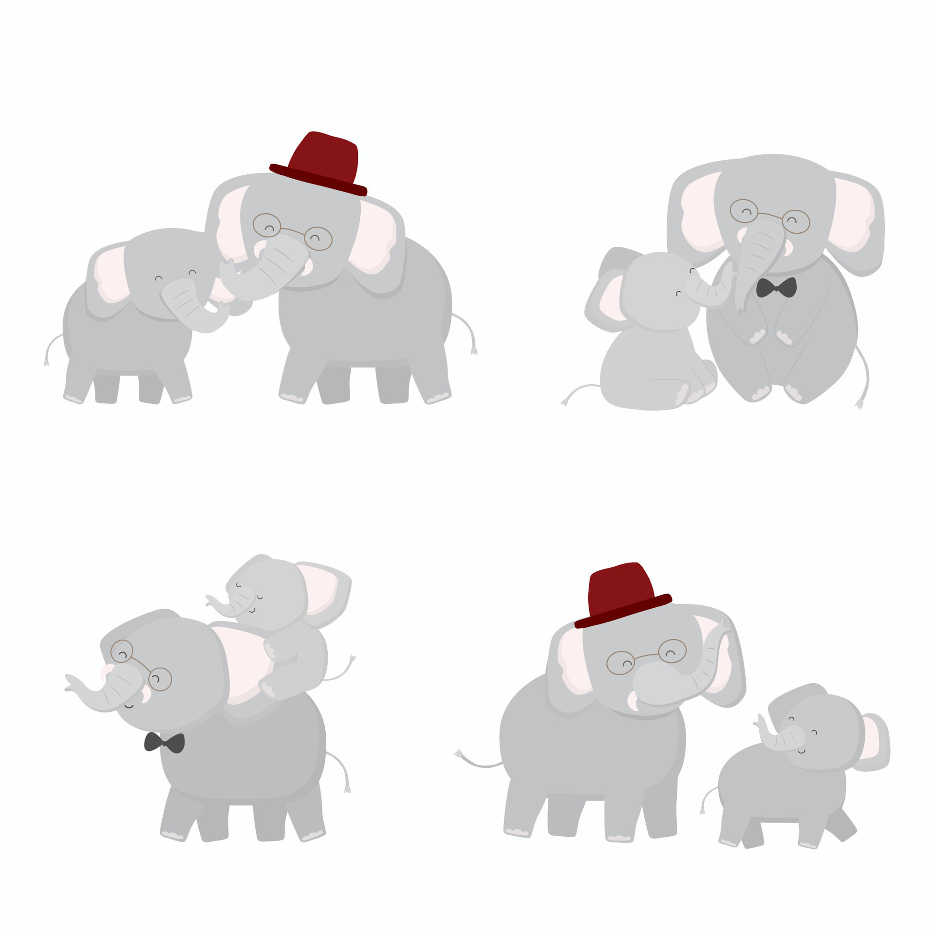 Father elephant