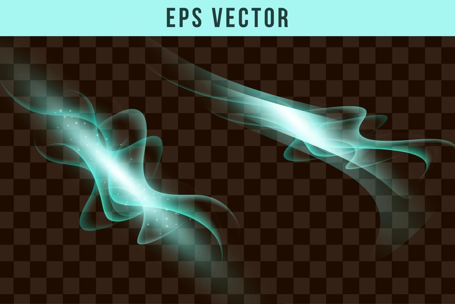 Green Glowing icons vector