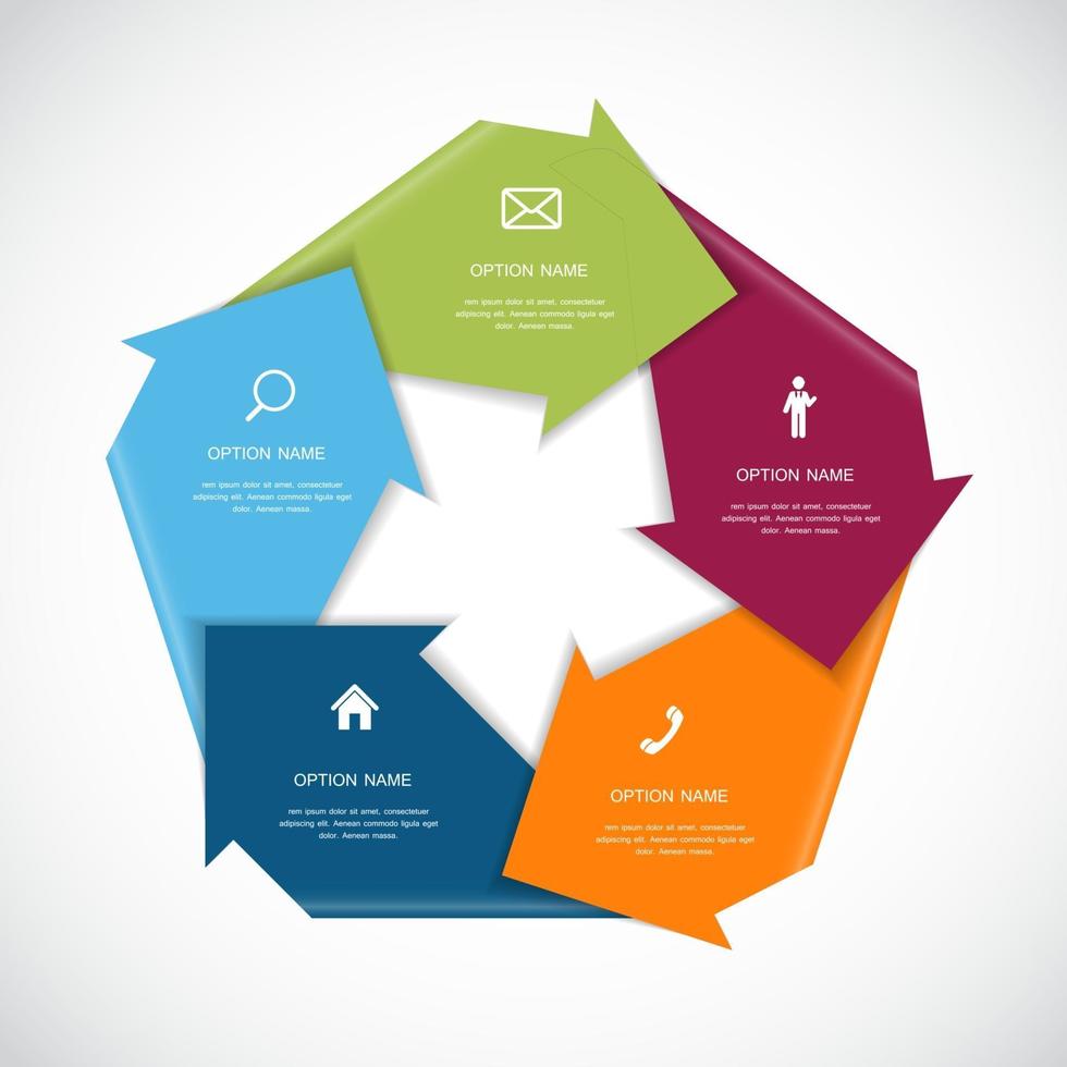 Infographic Template for Business vector