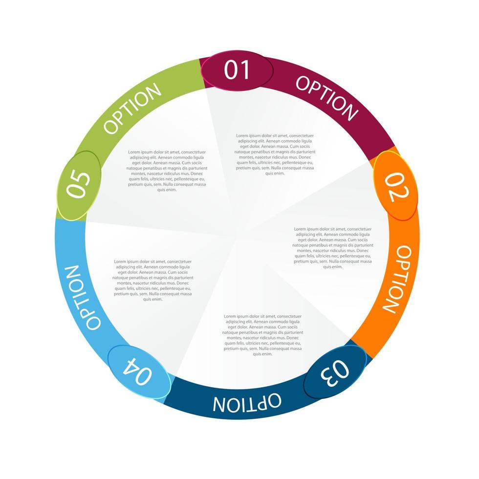 plantilla de infografía para empresas vector