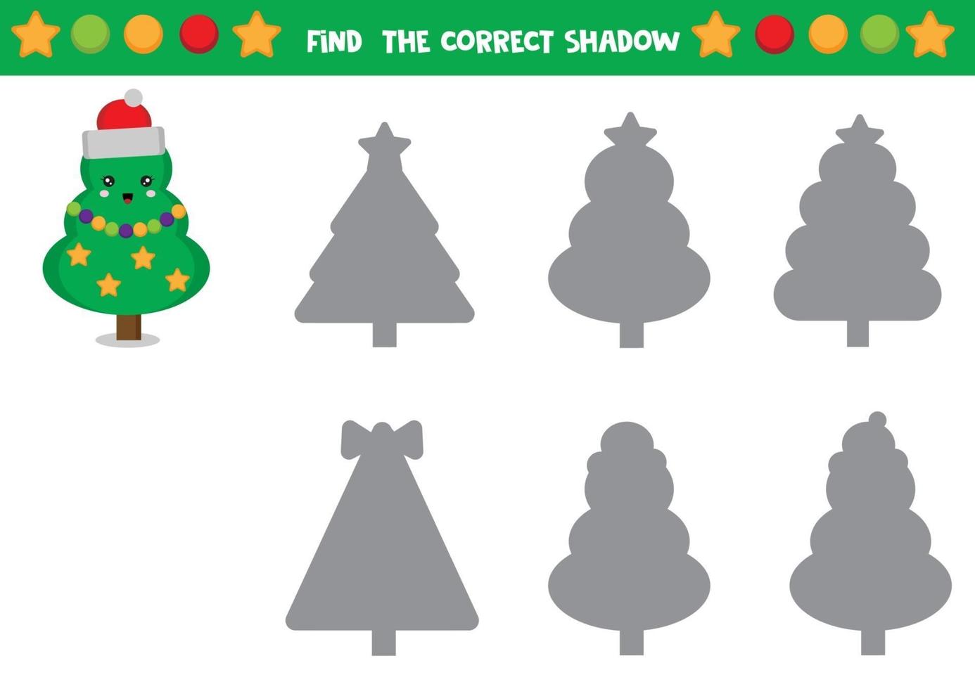 Set of christmas trees vector