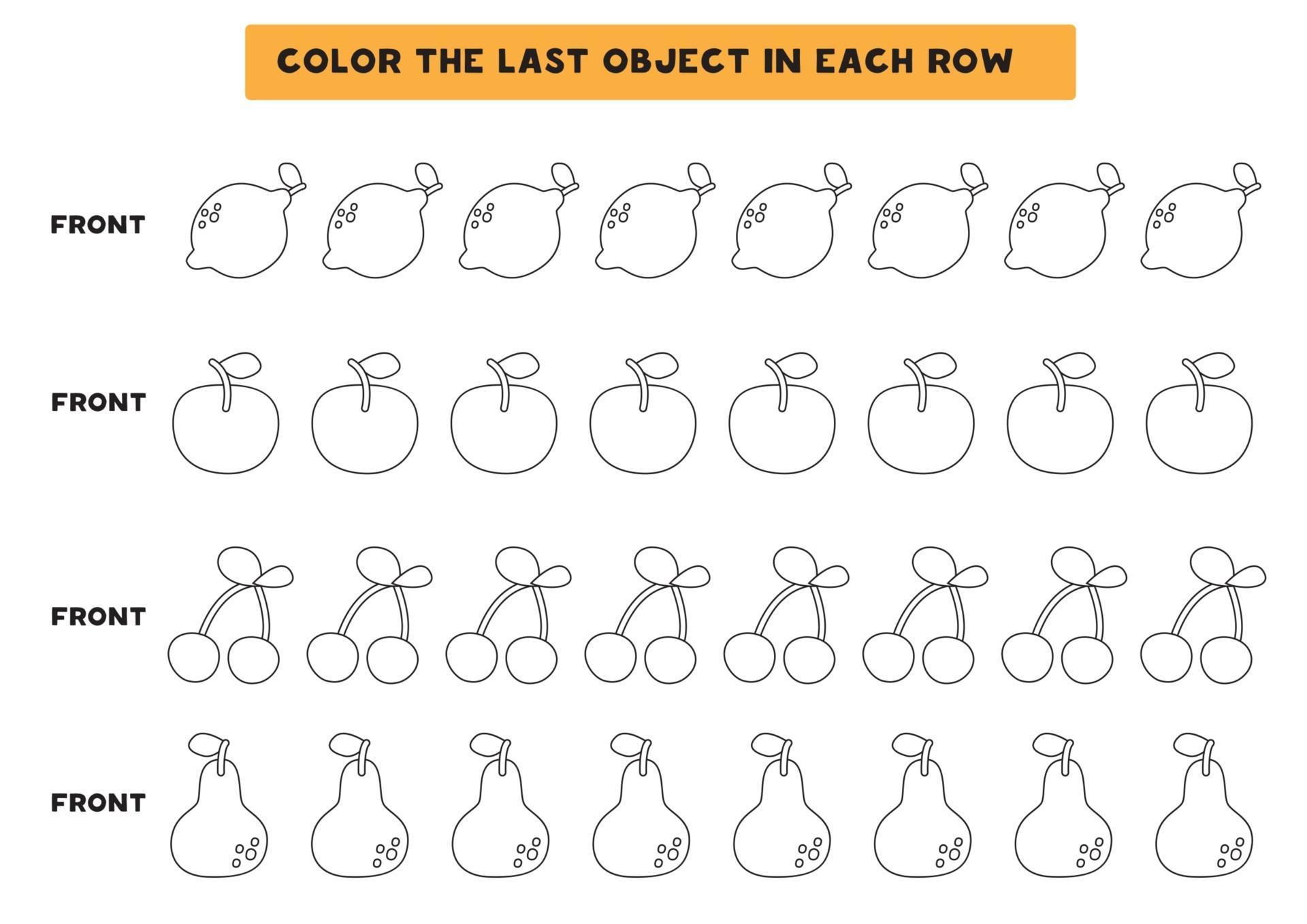 Educational worksheet for preschool kids 2922229 Vector Art at Vecteezy